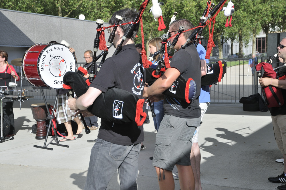 Festival interceltique 2012-22 bagad Kiz Avel, Strasbourg