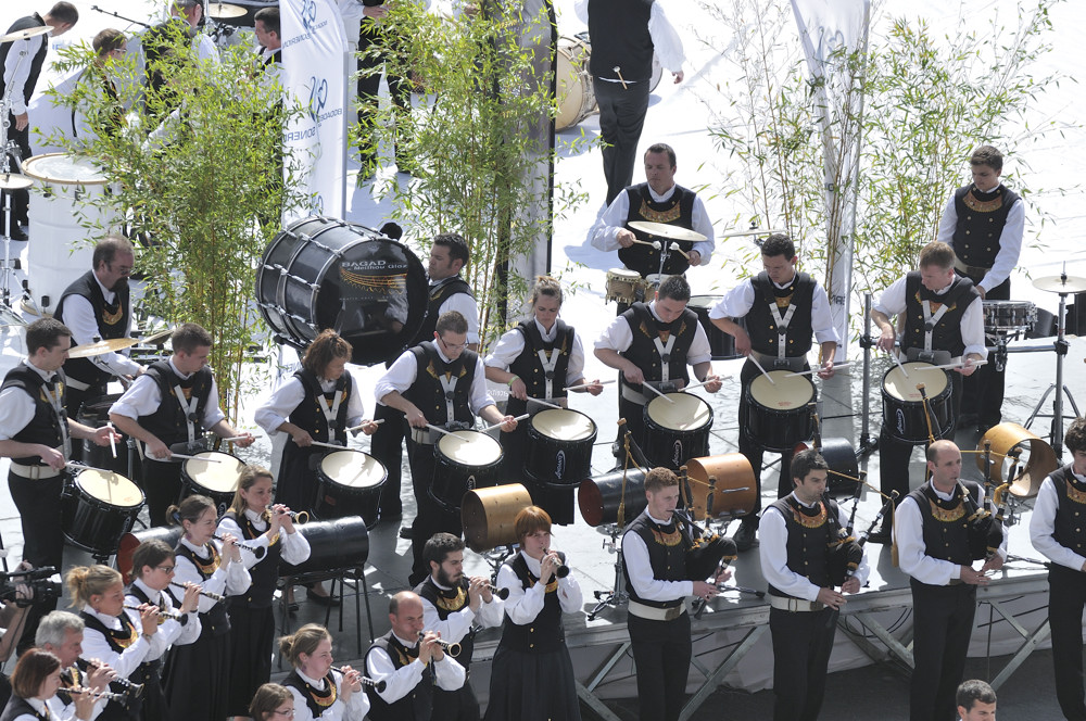 Festival interceltique 2012-222 bagad Meilhoù Glaz, Quimper
