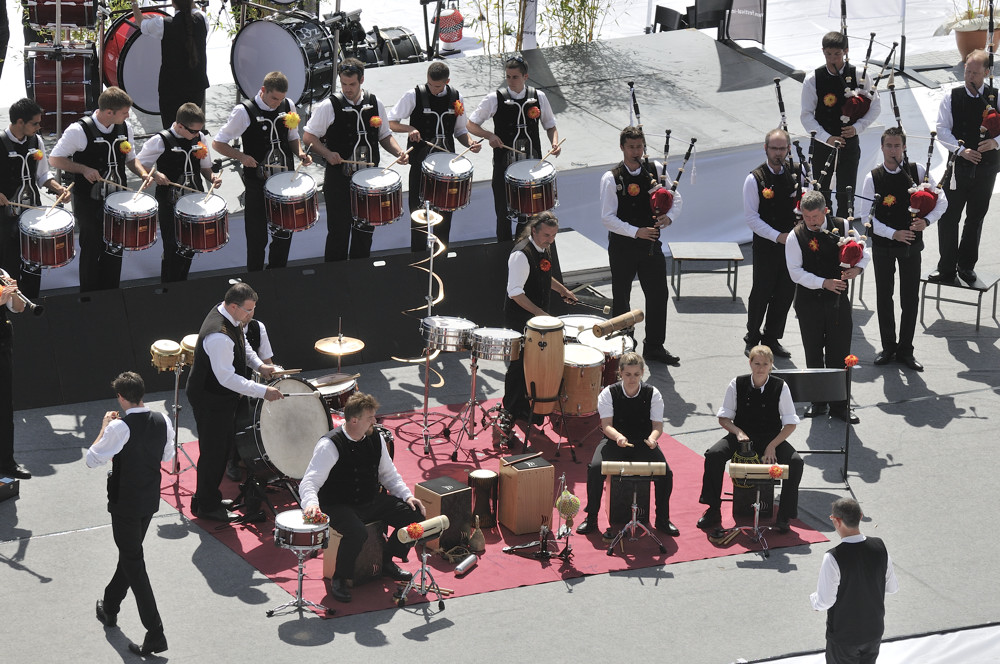 Festival interceltique 2012-272 bagad Cap Caval, Plomeur
