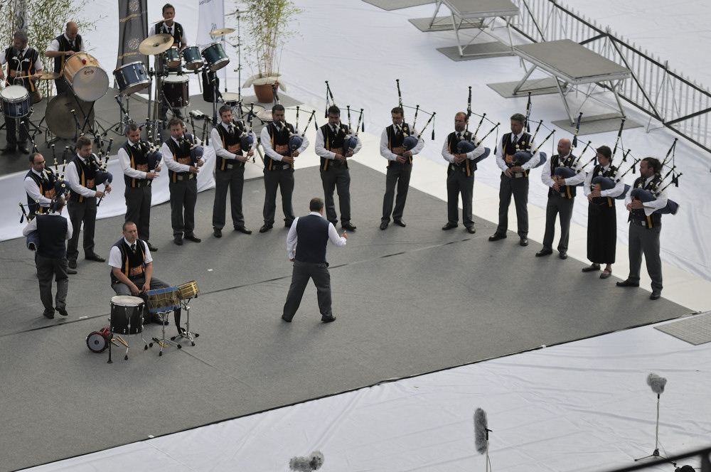 Festival interceltique 2012-33 bagad Kemper, Quimper