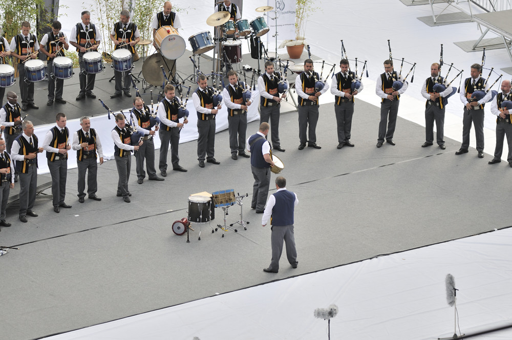 Festival interceltique 2012-38 bagad Kemper, Quimper