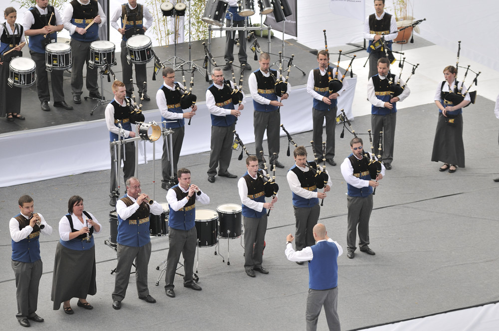 Festival interceltique 2012-384 bagad Penhars, Quimper