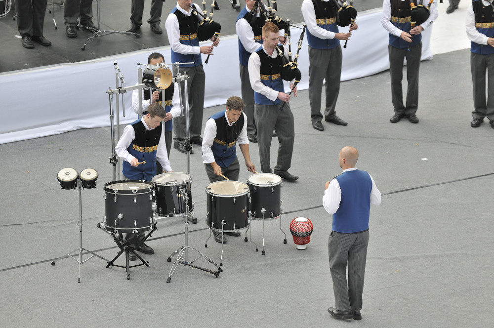 Festival interceltique 2012-394 bagad Penhars, Quimper
