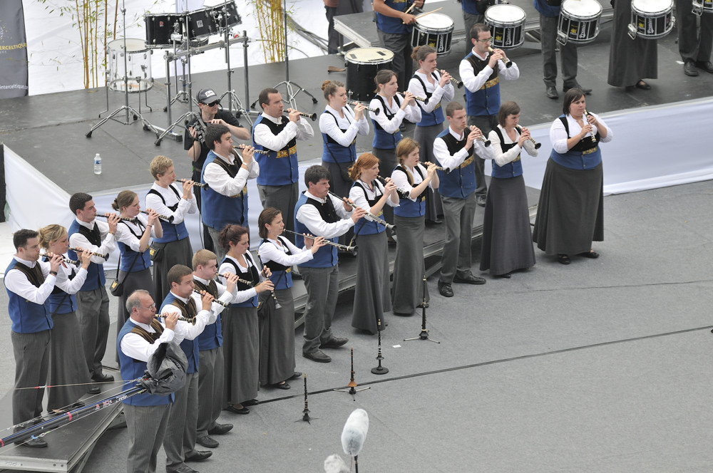 Festival interceltique 2012-396 bagad Penhars, Quimper