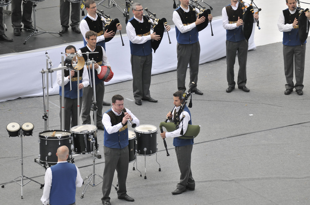 Festival interceltique 2012-402 bagad Penhars, Quimper