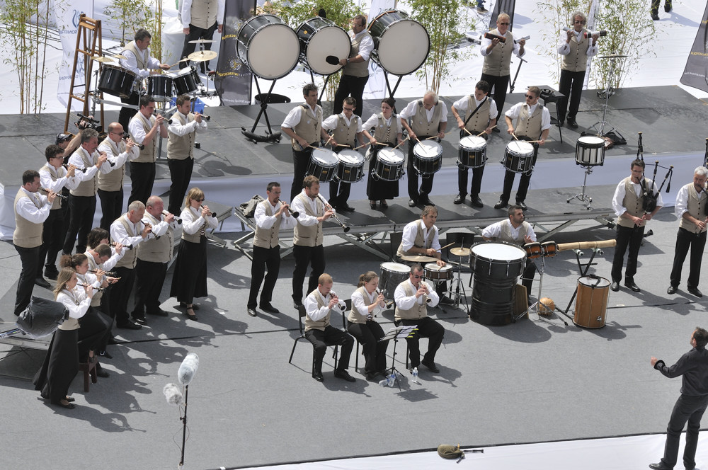 Festival interceltique 2012-452 bagad Quic en Groigne, St Malo