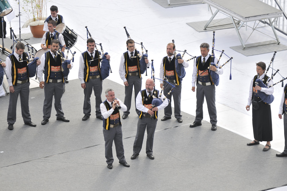 Festival interceltique 2012-46 bagad Kemper, Quimper