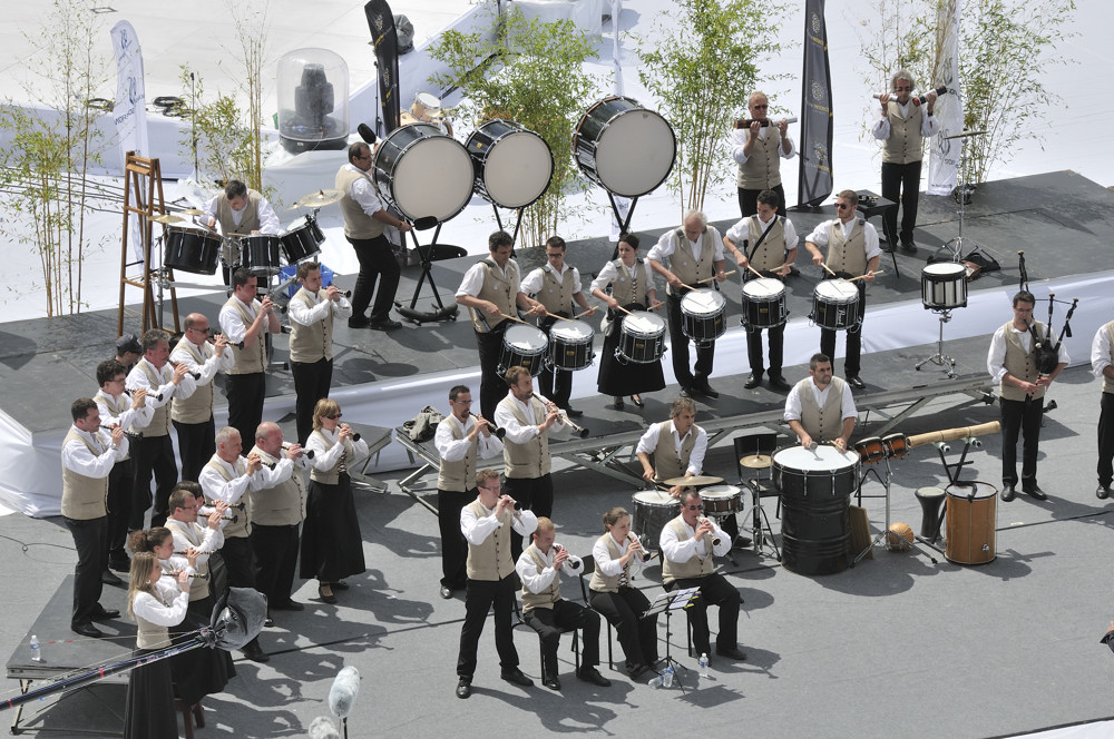 Festival interceltique 2012-463 bagad Quic en Groigne, St Malo