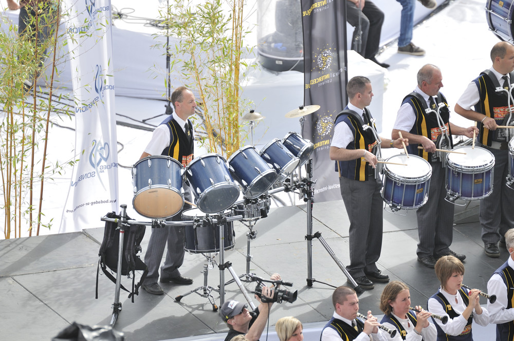 Festival interceltique 2012-55 bagad Kemper, Quimper