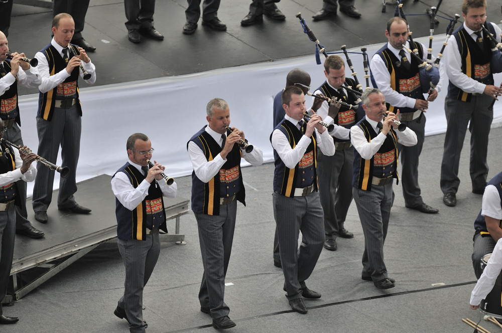 Festival interceltique 2012-74 bagad Kemper, Quimper