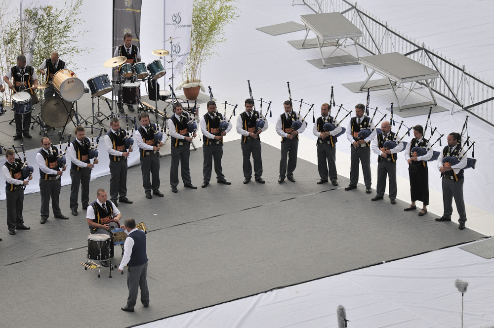 Festival interceltique 2012-82 bagad Kemper, Quimper