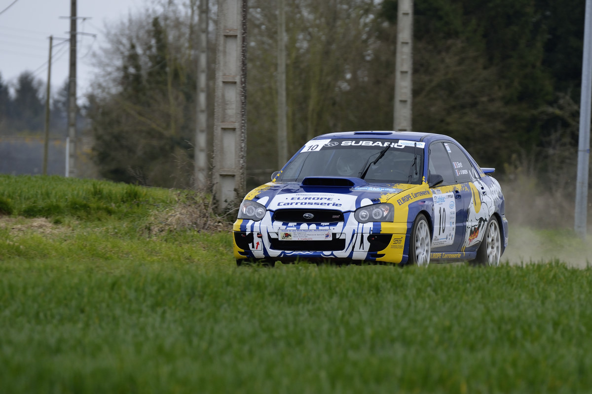 rallye-du-pays-de-Lohéac-2016 numero 10-Sebastien BRET-Julia OBRIEN-SUBARU Impreza-FN-4 PA15681.jpg