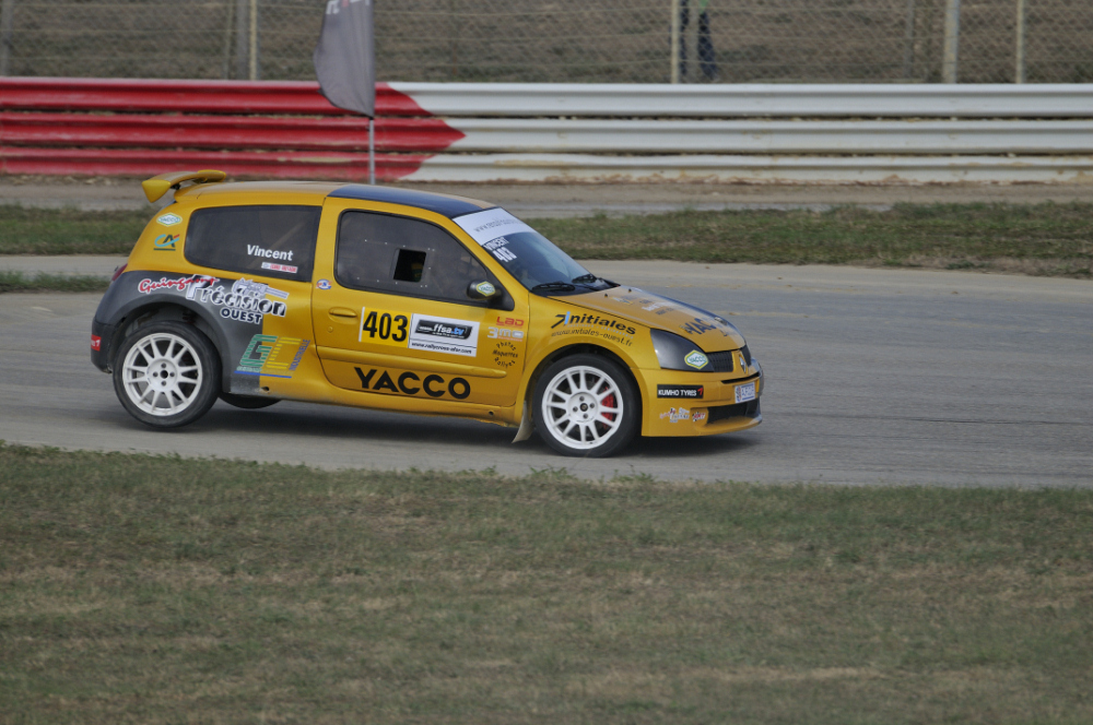 Rallycross Lohéac 2010 - David VINCENT Clio II RS MAXI 