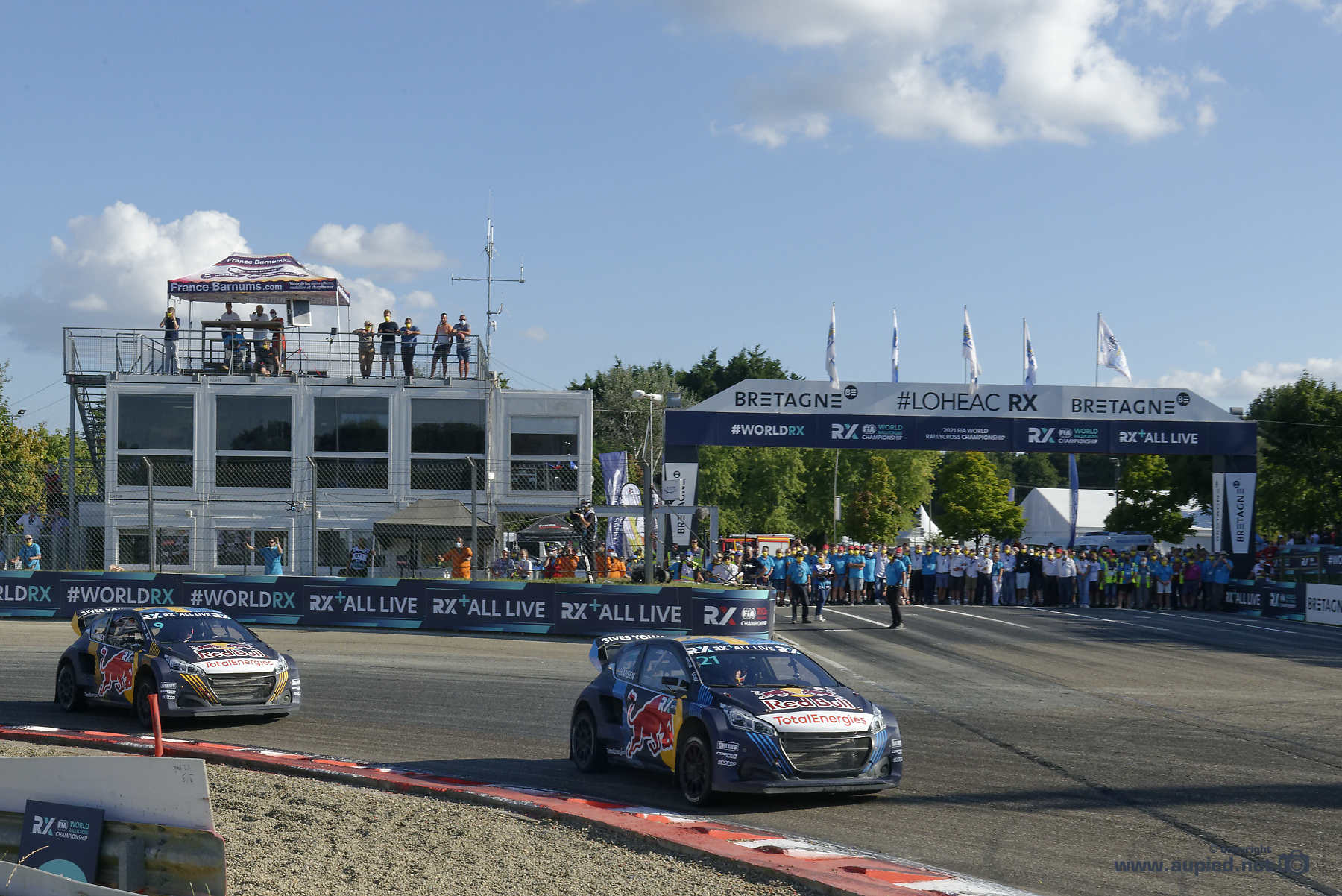 Rallycross Lohéac 2021 : Timmy HANSEN (SWE) sur Peugeot 208 N°21