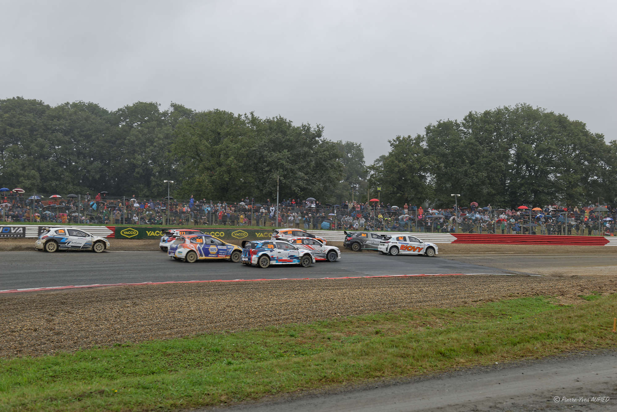 Division 3 au premier virage - Rallycross LOHEAC 2024 - 53818