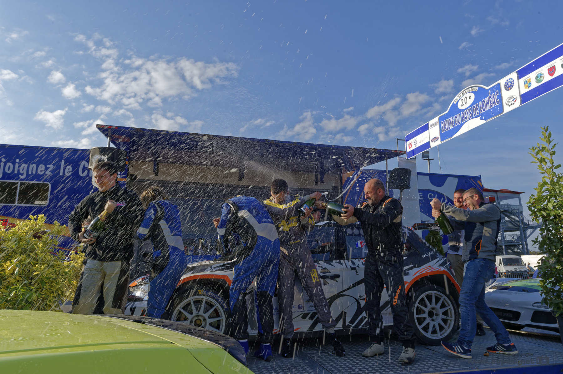 Podium des vainqueurs au Rallye du Pays Lohéac 2019 image-12896