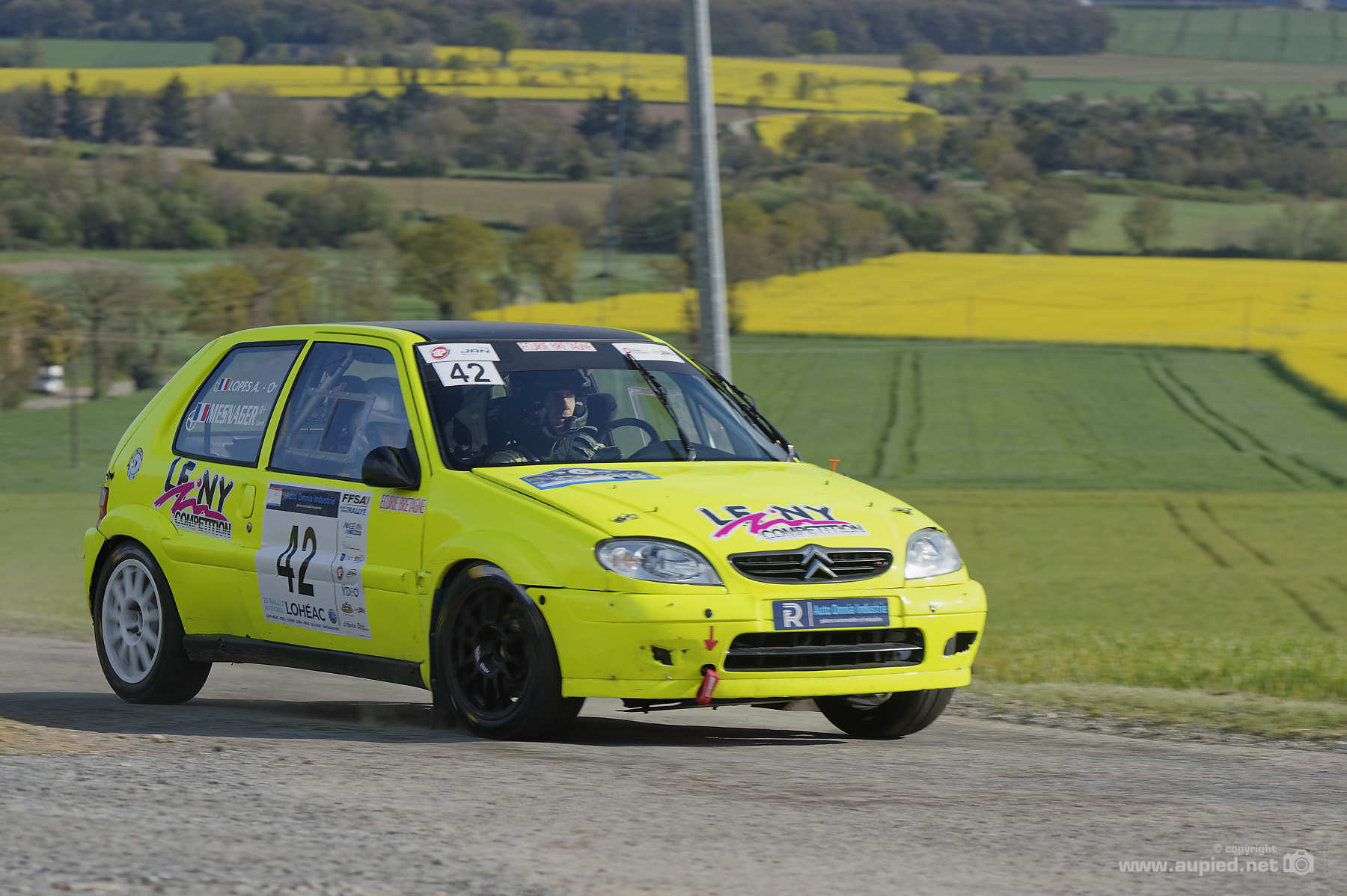 Rallye du Pays de Lohéac 2022 - Le pilote Antoine CHARLOT