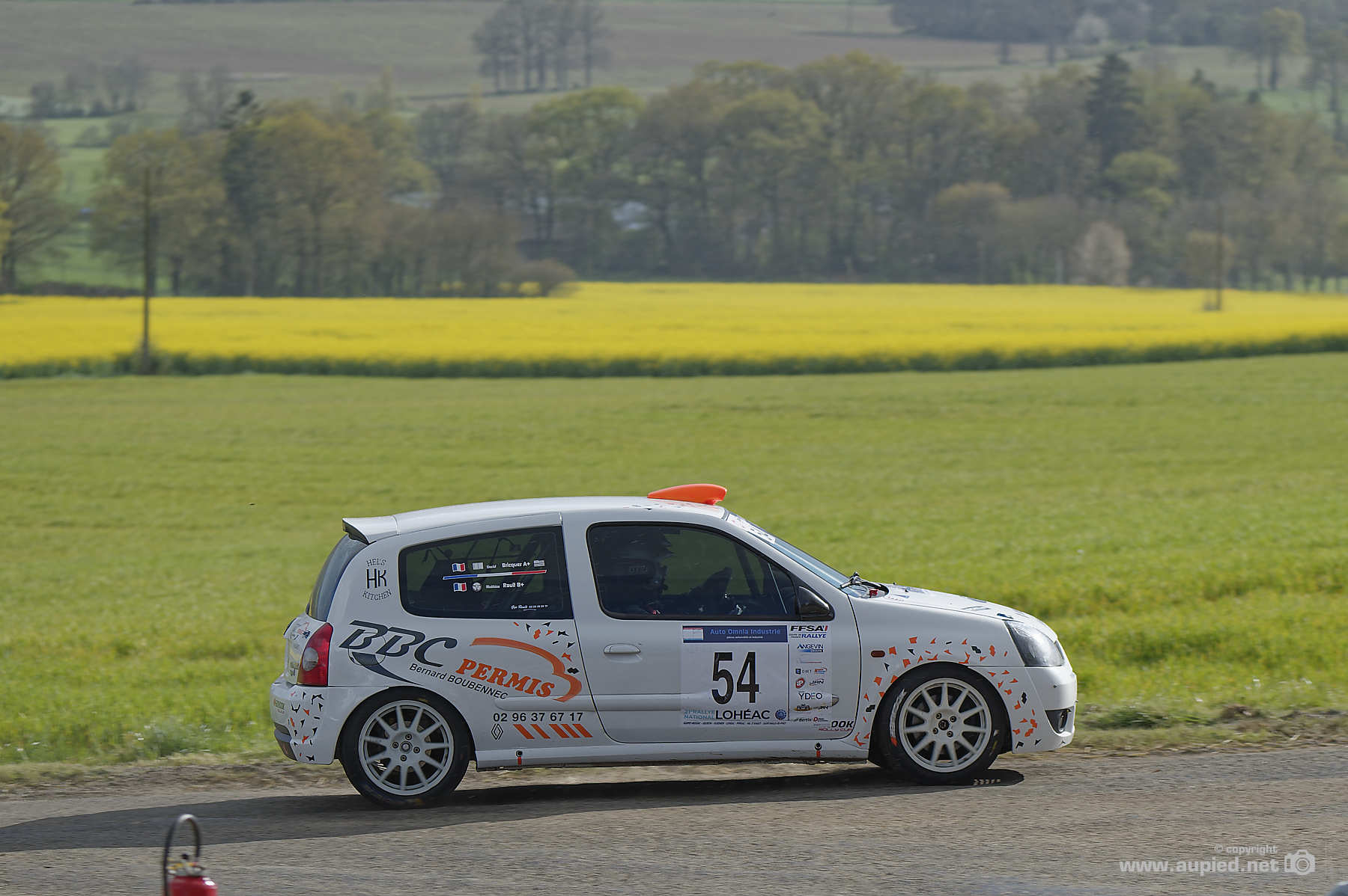 Rallye du Pays de Lohéac 2022 - Le pilote Matthieu RAULT