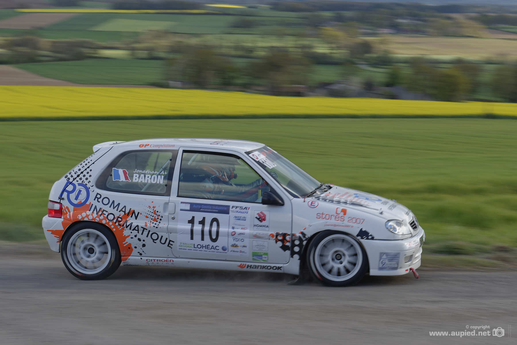 Rallye du Pays de Lohéac 2022 - Le pilote Romain GALIN