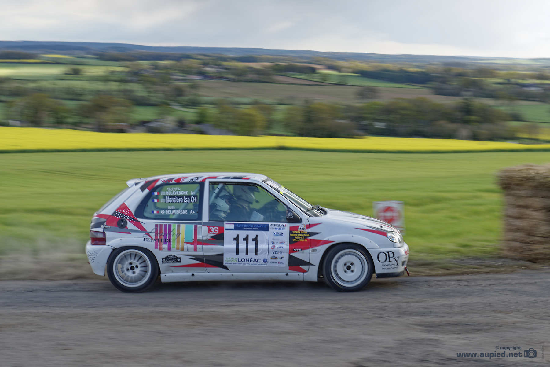 Rallye du Pays de Lohéac 2022 - Le pilote Hugo DELAVERGNE