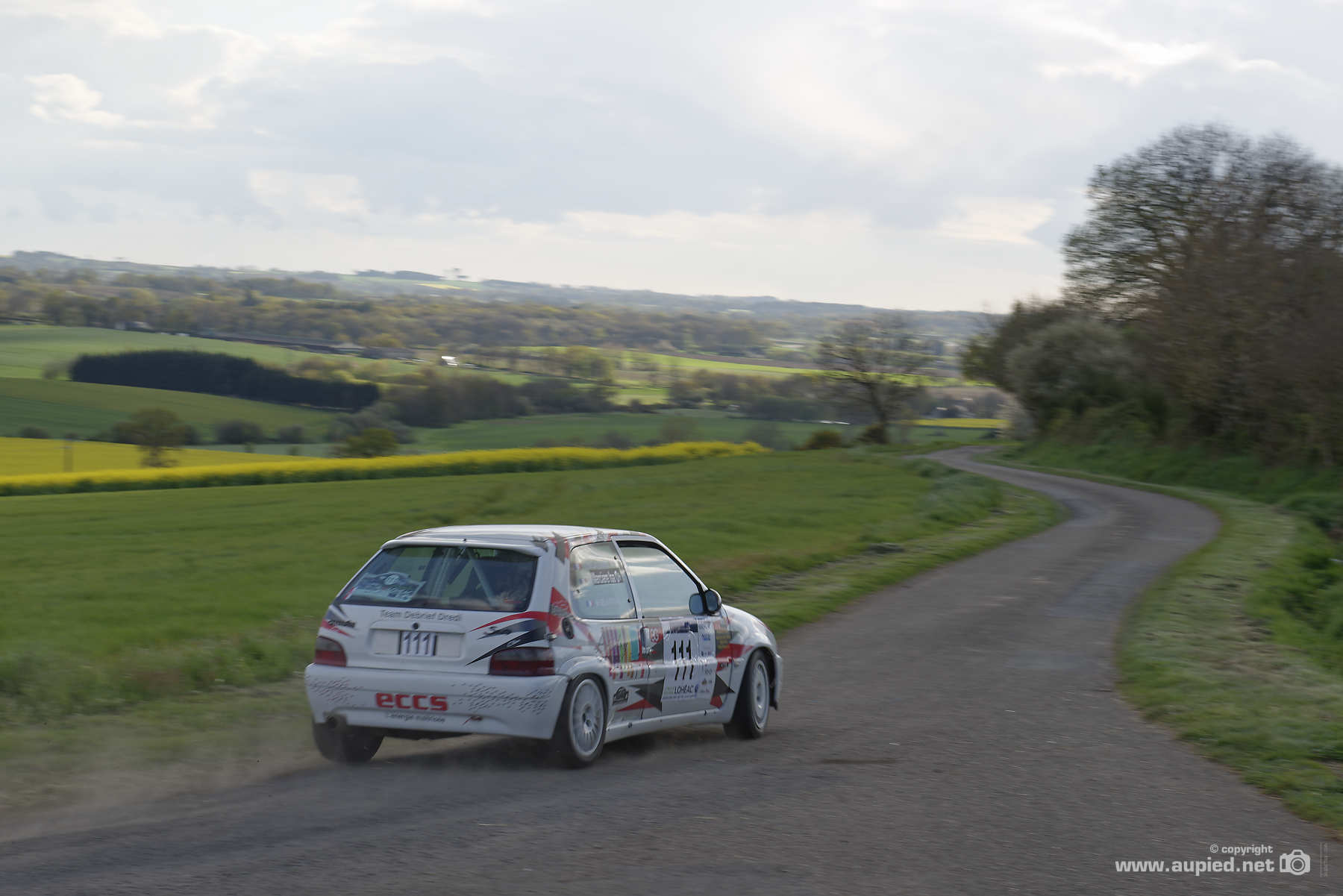 Rallye du Pays de Lohéac 2022 - Le pilote Hugo DELAVERGNE