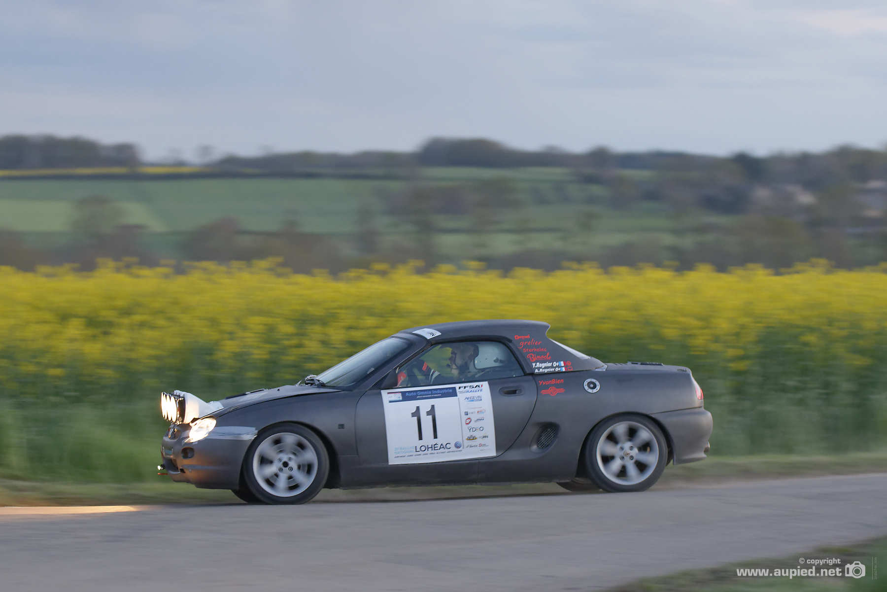 Rallye du Pays de Lohéac 2022 - Le pilote Yvon REGNIER
