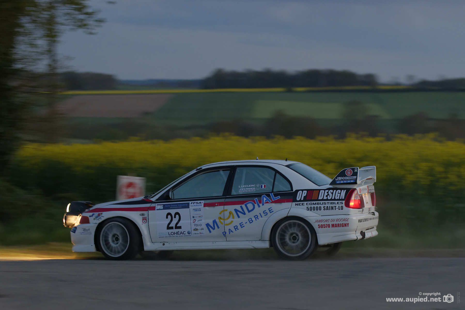 Rallye du Pays de Lohéac 2022 - Le pilote Ludovic LECLERC