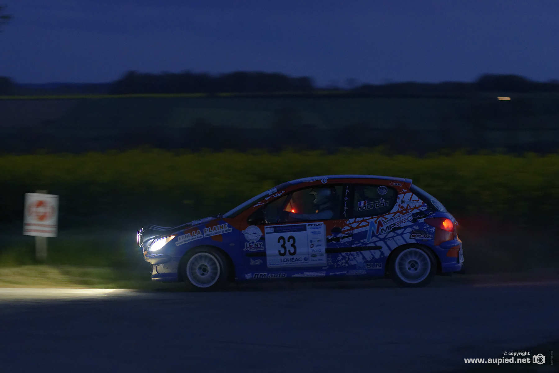 Rallye du Pays de Lohéac 2022 - Le pilote Sebastien GOURDON