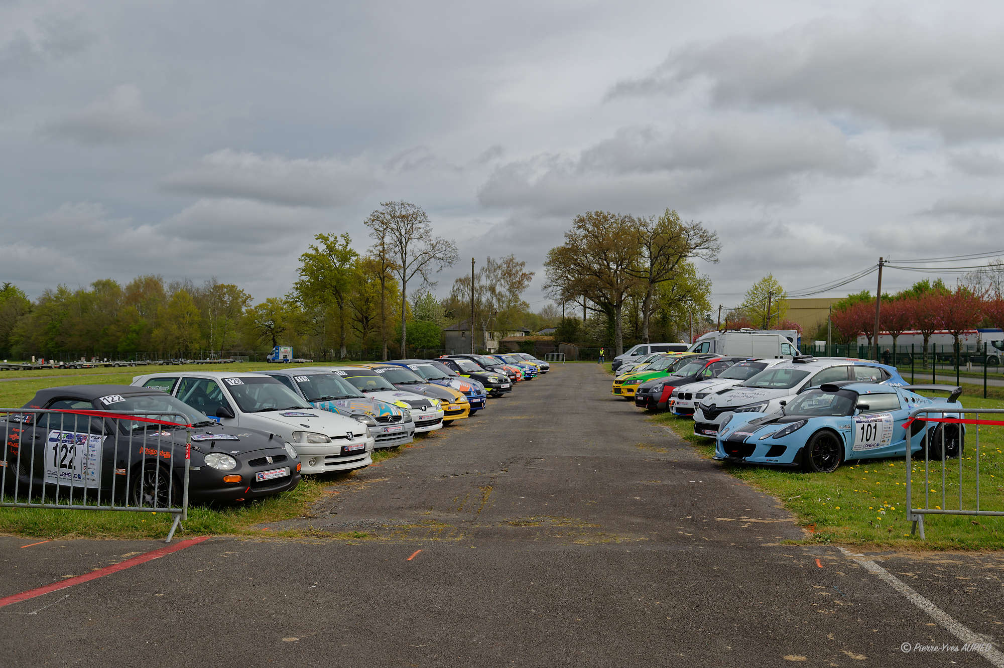 Parc fermé du Rallye du Pays de Lohéac 2026