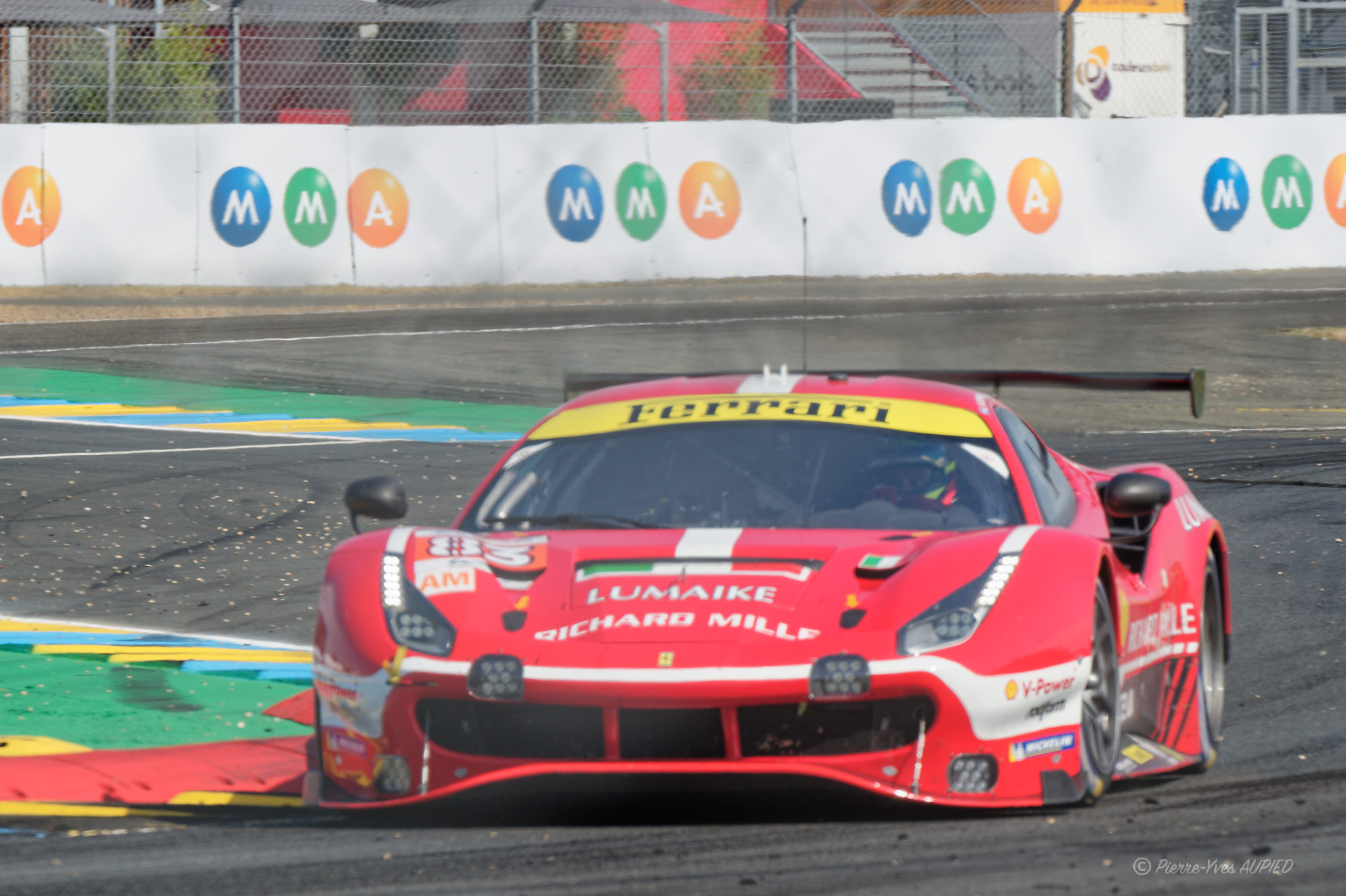 24H du Mans 2023 - n°83 Ferrari 488 GTE Evo - IMG3399