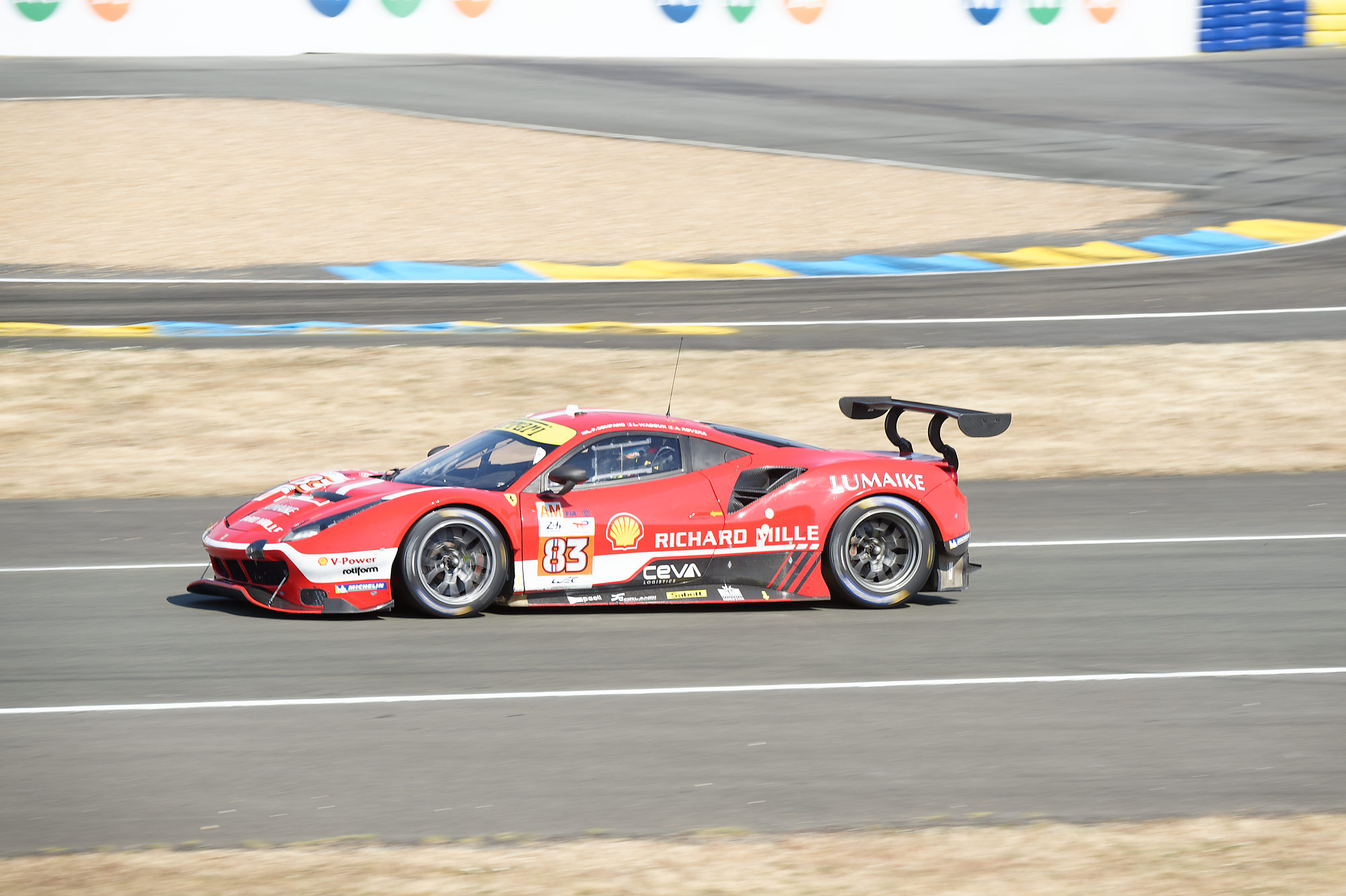 24H du Mans 2023 - n°83 Ferrari 488 GTE Evo - IMG3427