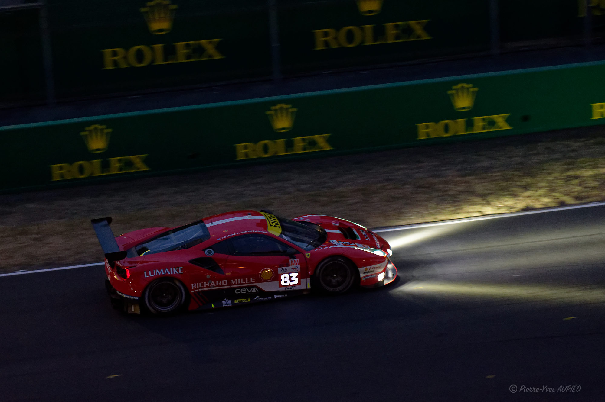 24H du Mans 2023 - n°83 Ferrari 488 GTE Evo - IMG3576