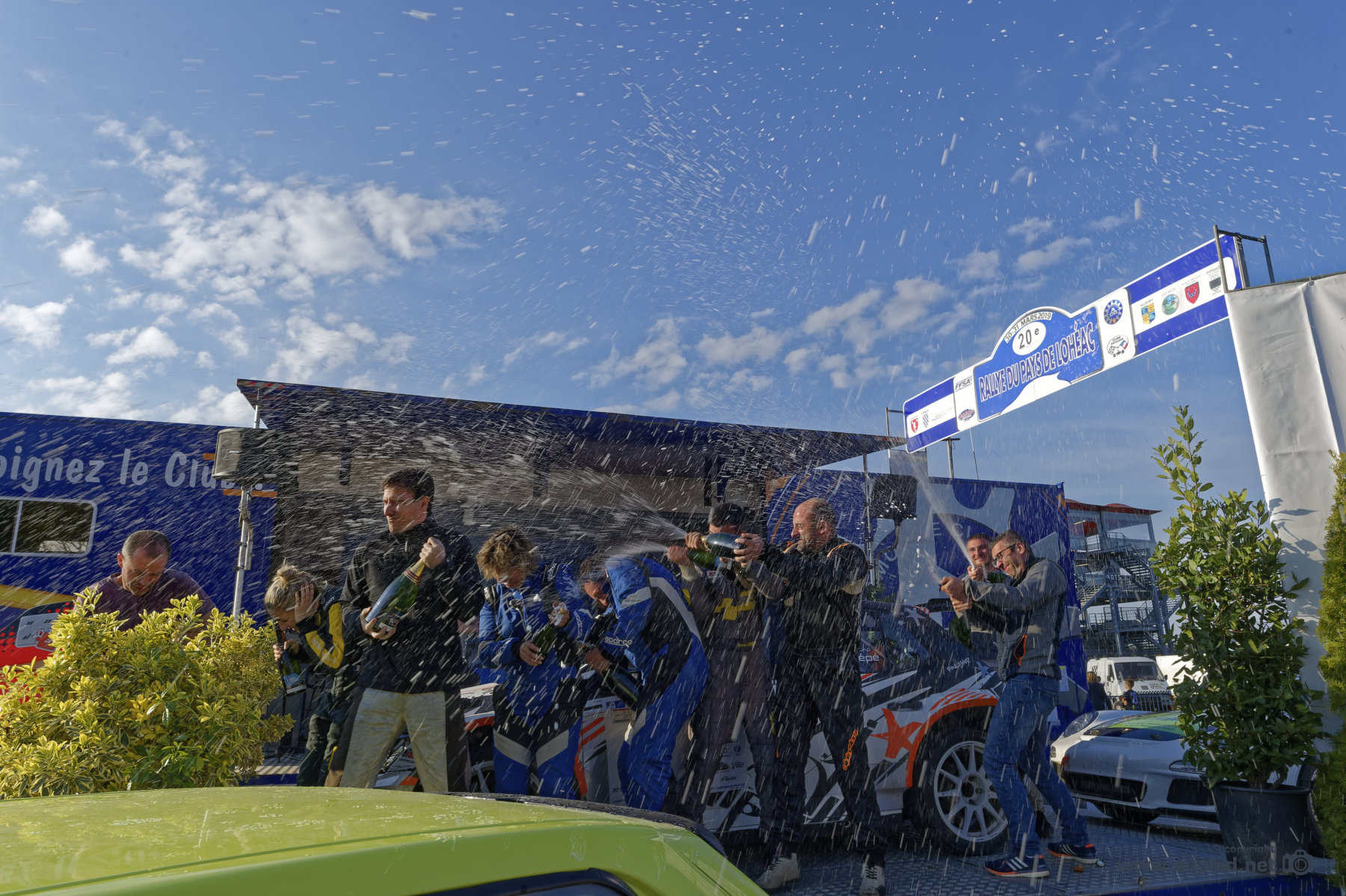 Podium des vainqueurs au Rallye du Pays Lohéac 2019 image-12889