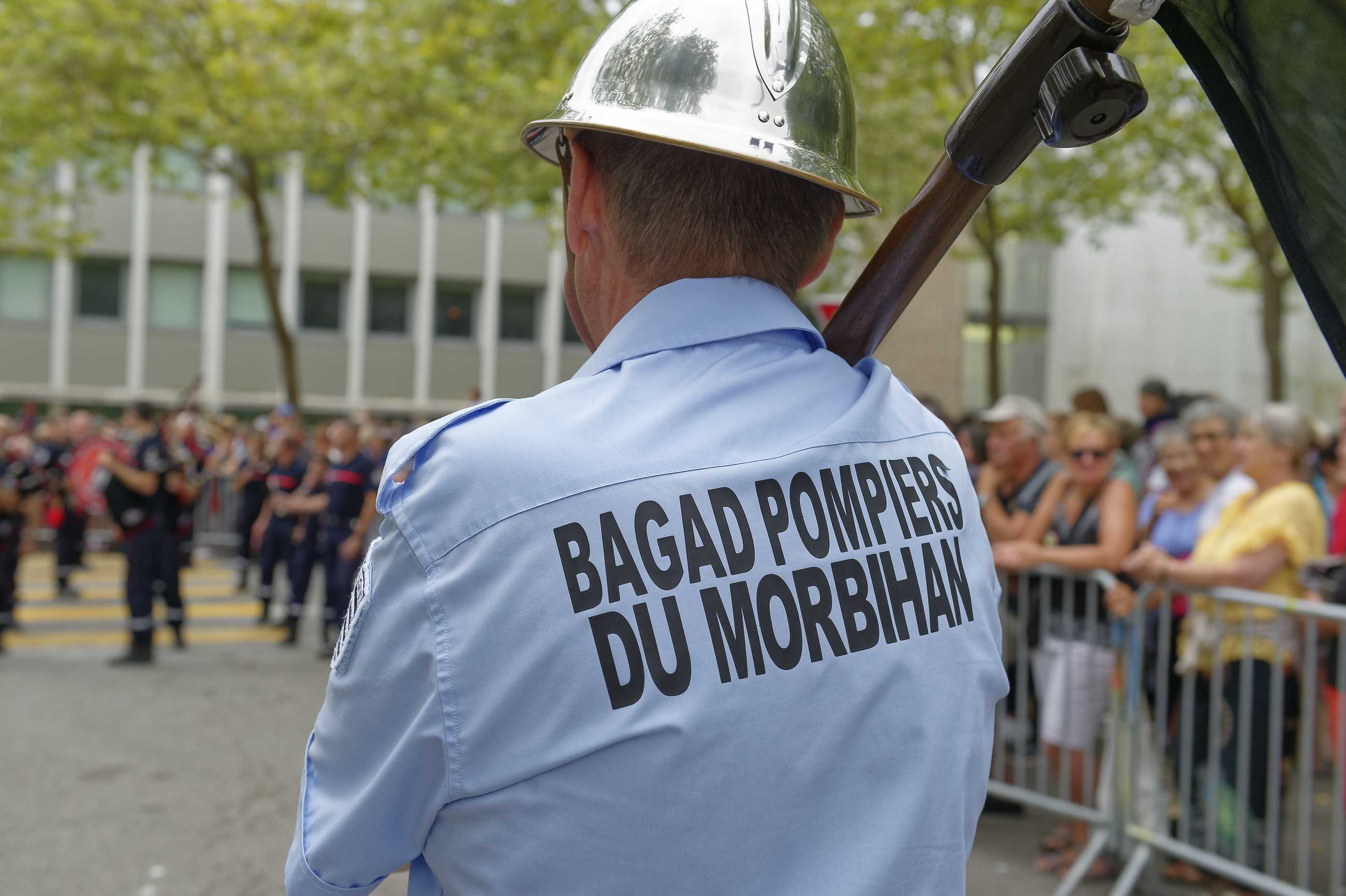 Festival interceltique - Bagad Pompiers du Morbihan - D420527