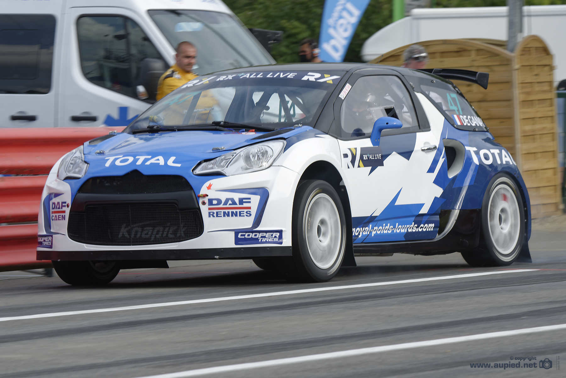 Rallycross Lohéac 2021 : Stéphane DE GANAY (FRA) sur Citroën DS3  N°47