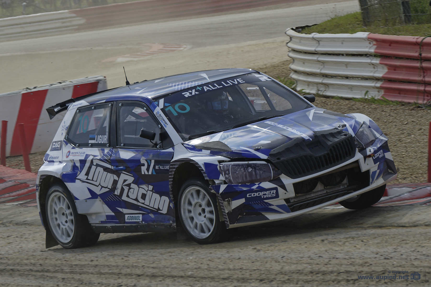 Rallycross Lohéac 2021 : Janno LIGUR (EST) sur Škoda Fabia N°10